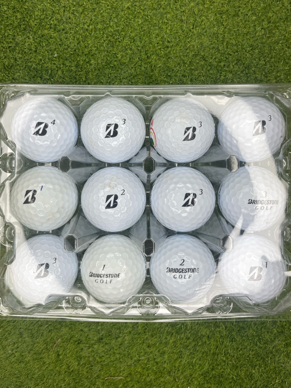 Bridgestone Golf Balls 12-Pack Assorted Models e6 e12 Tour B Used